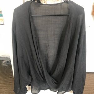 Black long sleeve shirt